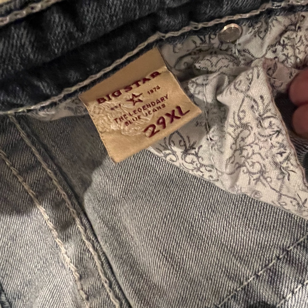 Big Star Jeans size 29 Extra long